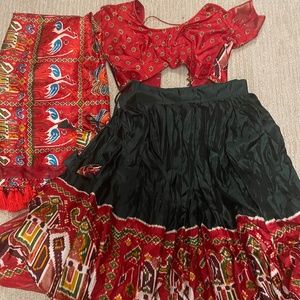 Beautiful Red and Green Lehengha